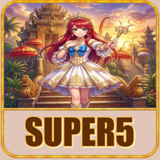 Beranda aplikasi super5 setelah terbuka